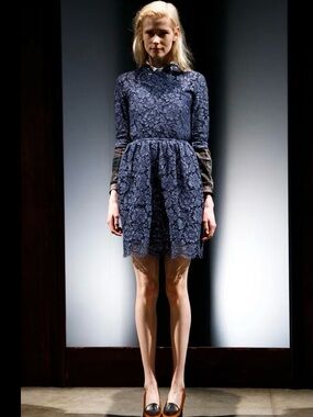 Carven Runway Lace Dress